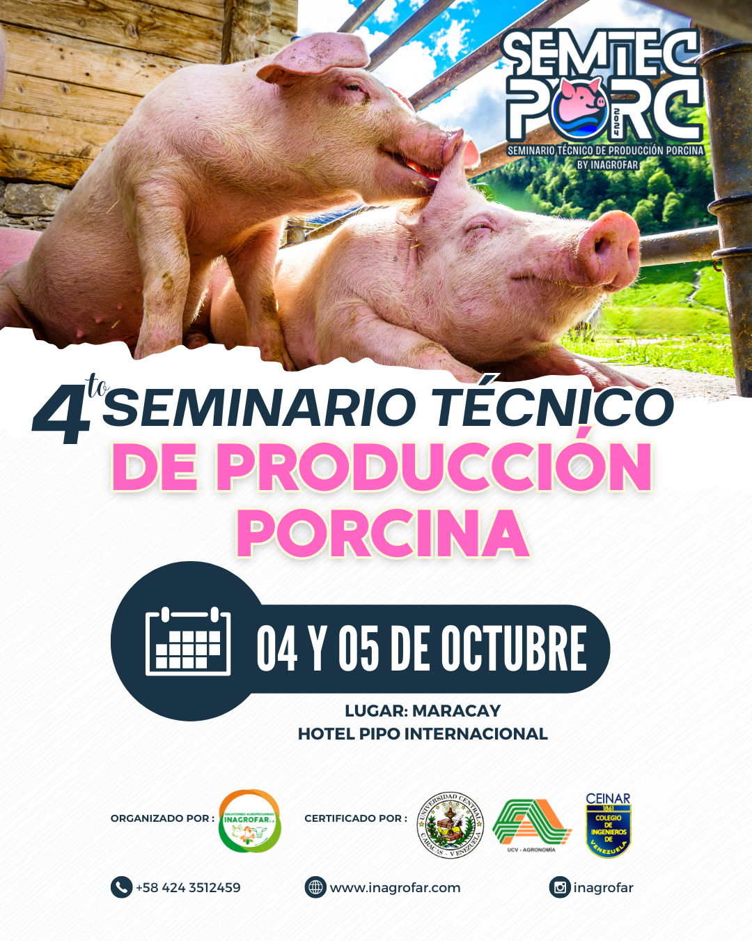 4to Seminario Técnico Producción Porcina 2024